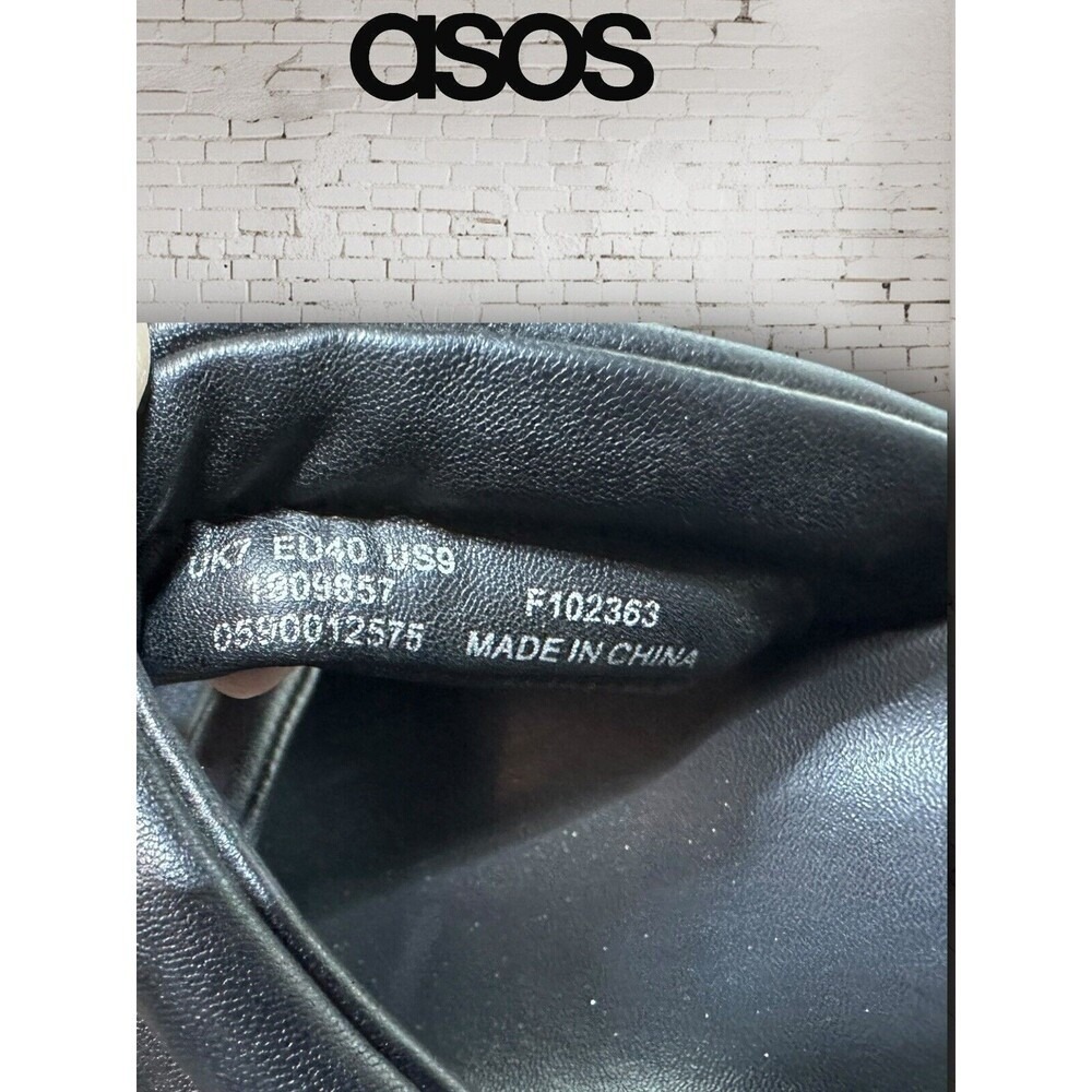ASOS Sz 9 Thea Padded Platform Mules in Black. Padded Slide Sandals.womens - Picture 8 of 12
